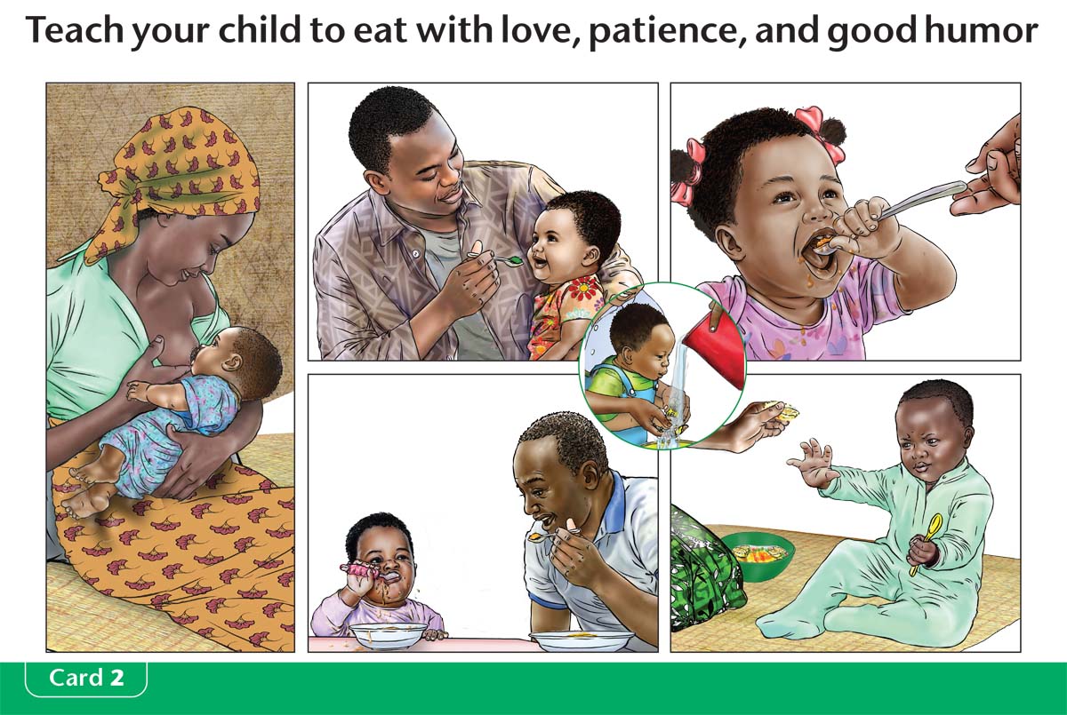 Teach your child to eat with love, patience, and good humor