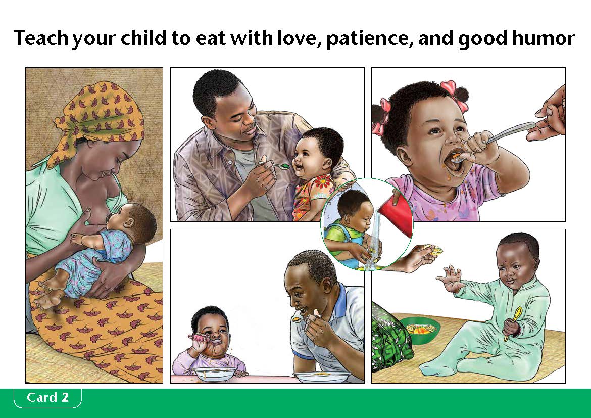 Teach your child to eat with love, patience, and good humor