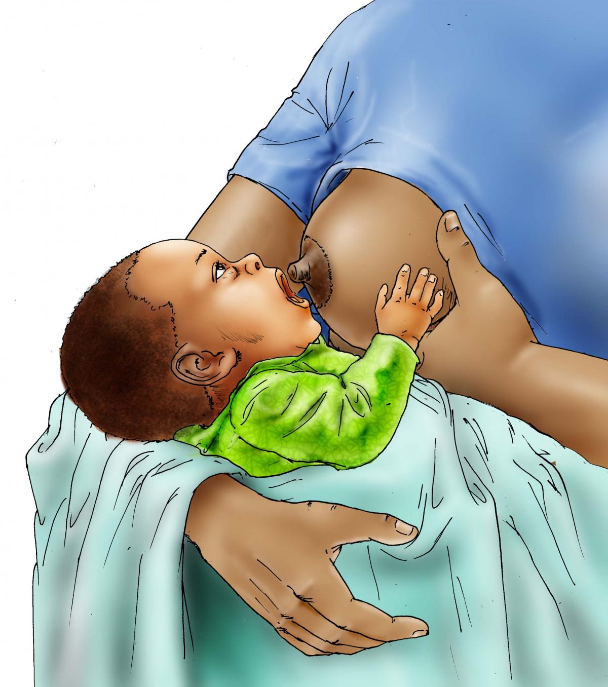 Breastfeeding - Breastfeeding pre-attachment 0-6 mo - 05C - Nigeria