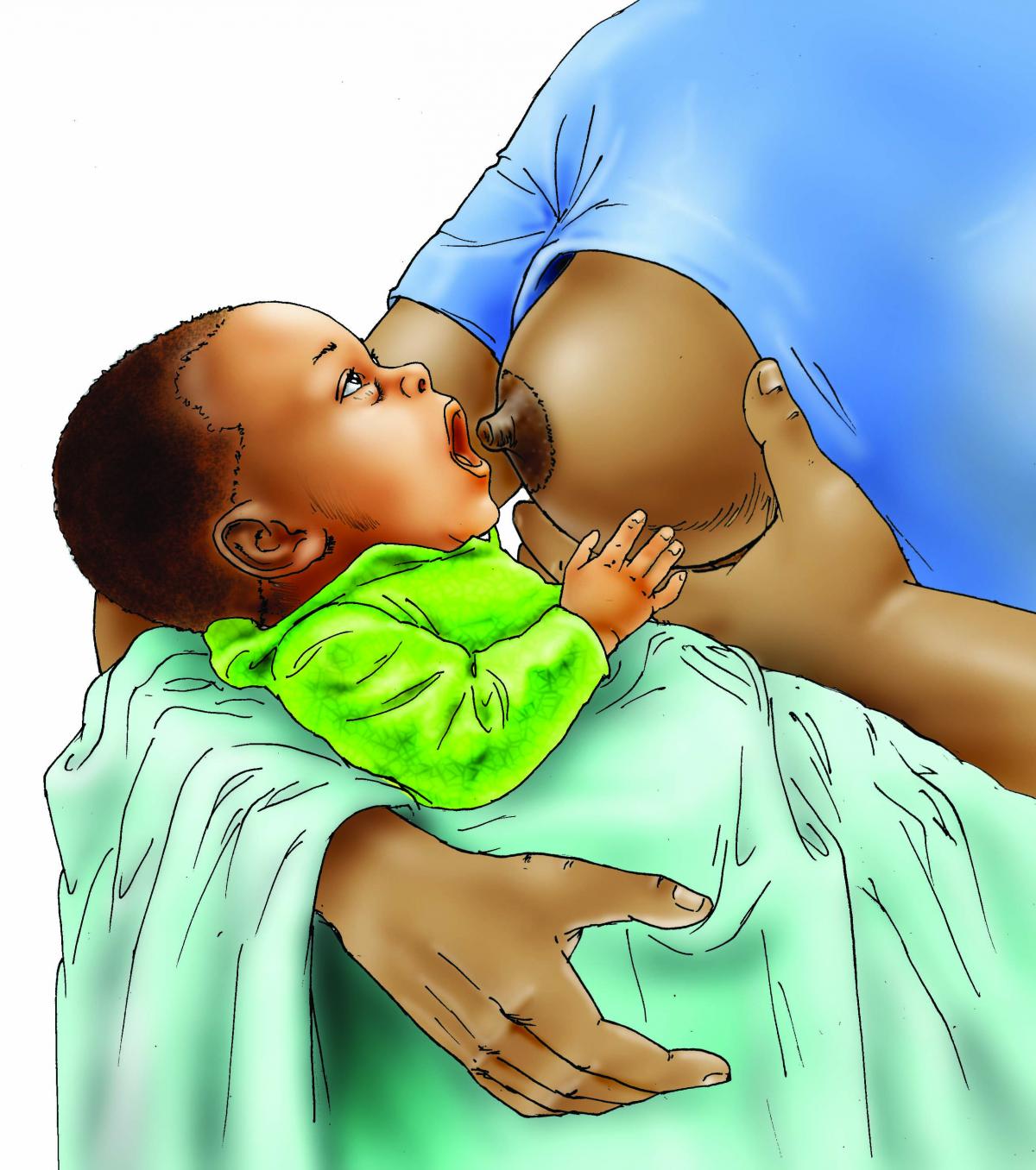 Breastfeeding - Breastfeeding pre-attachment 0-6 mo - 05D - Nigeria