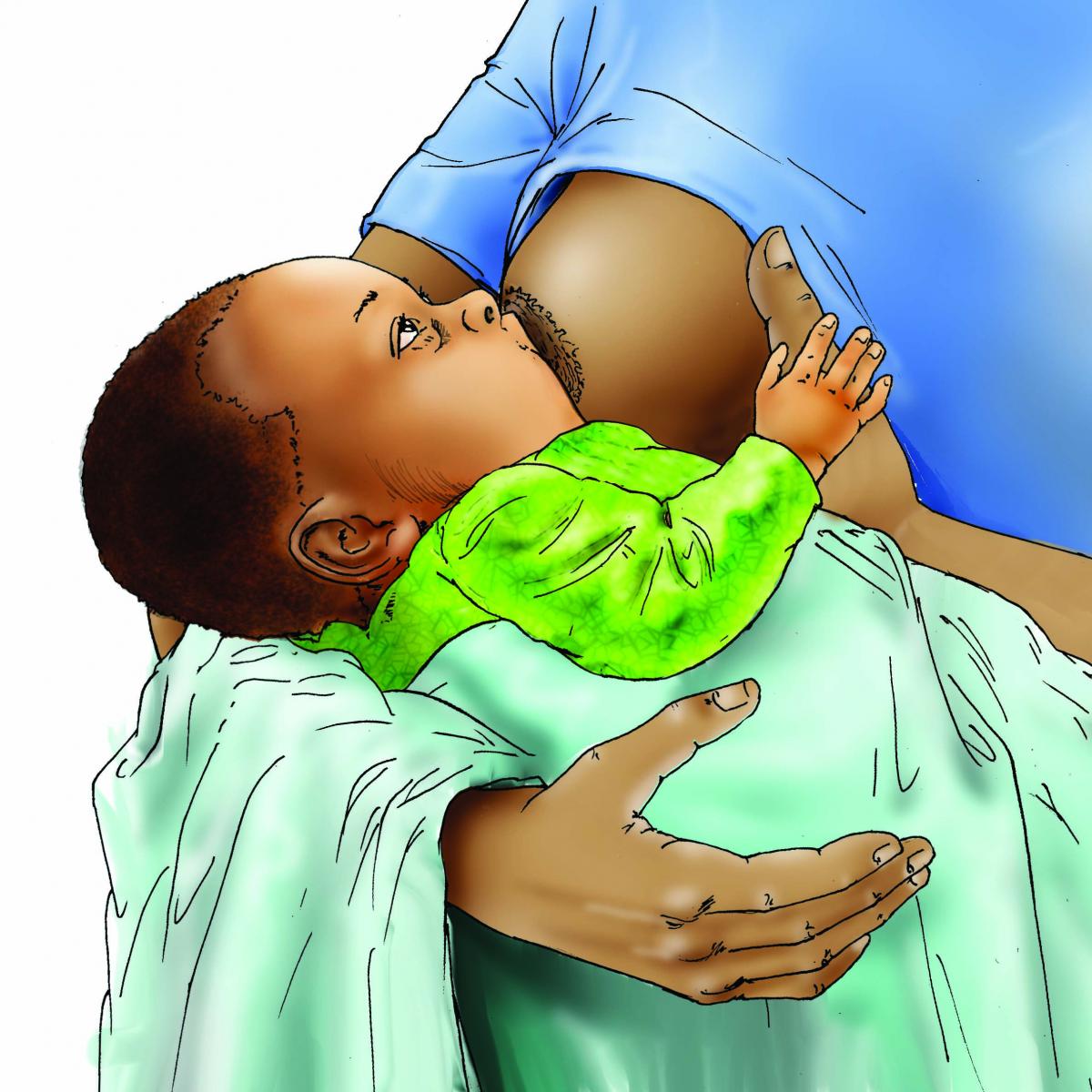 Breastfeeding - Breastfeeding attachment 0-6 mo - 06C - Nigeria