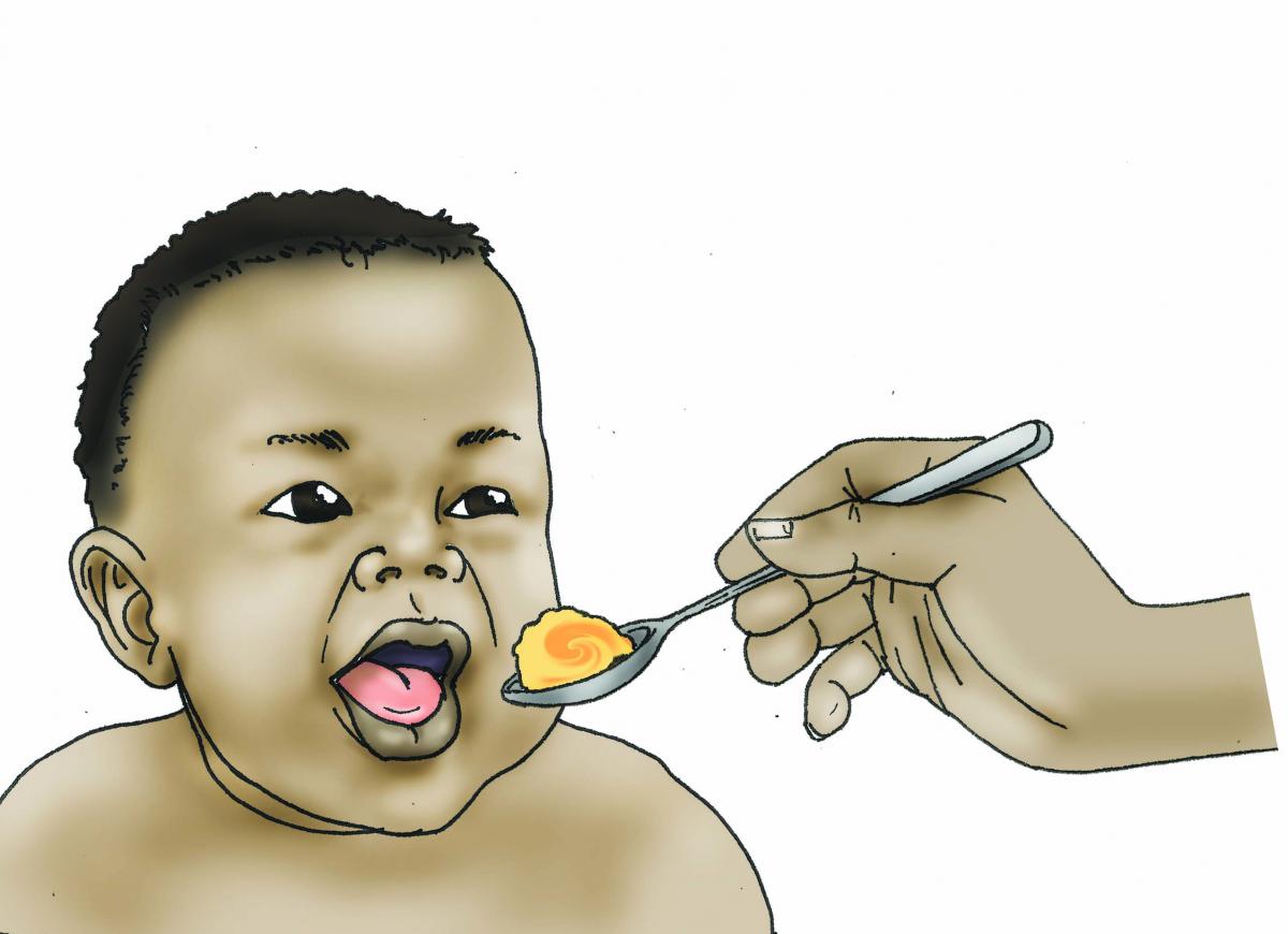 Complementary Feeding - Adding micronutrient powder to complementary foods 6-24 mo - 00 - Non-country specific