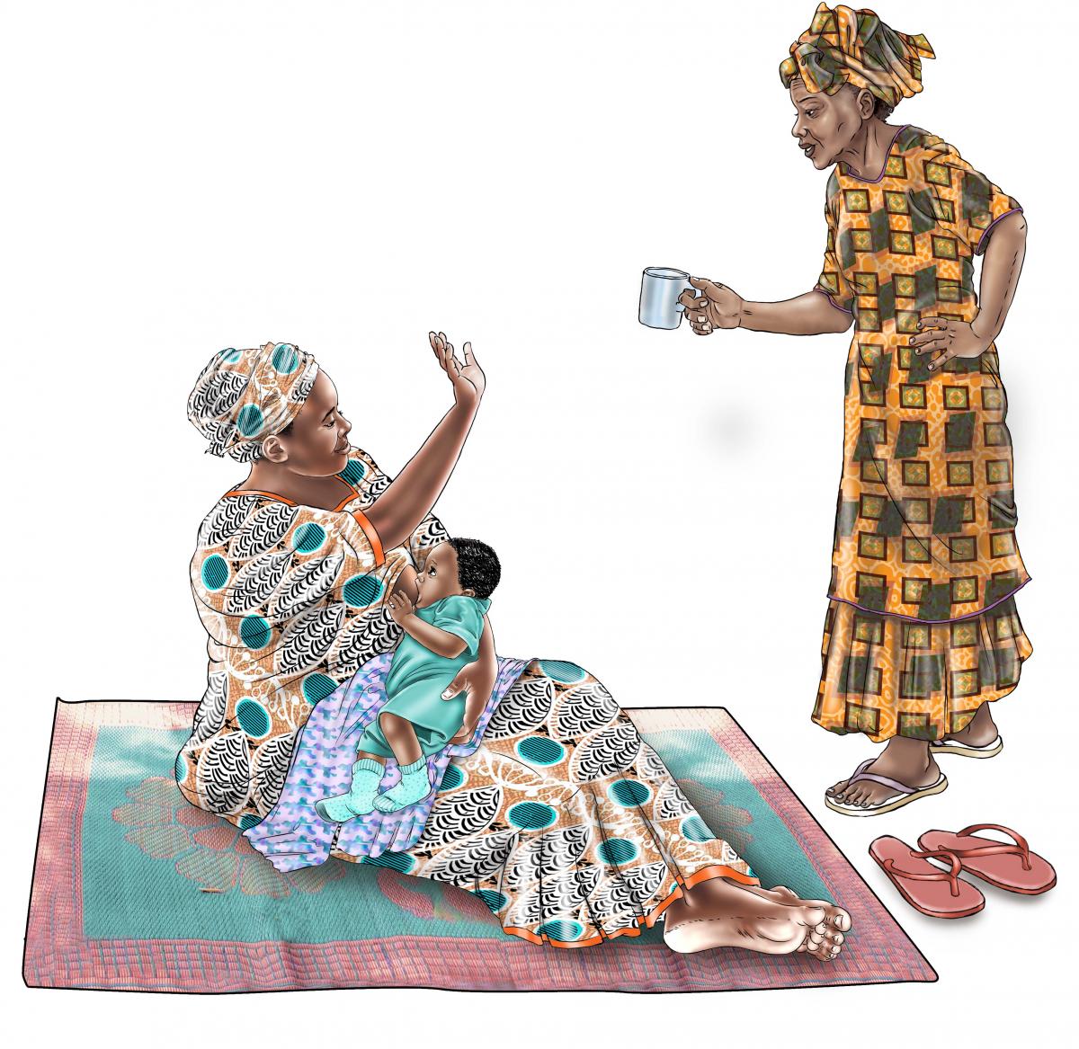 Breastfeeding - No water during breastfeeding 0-6 mo - 02 - Senegal