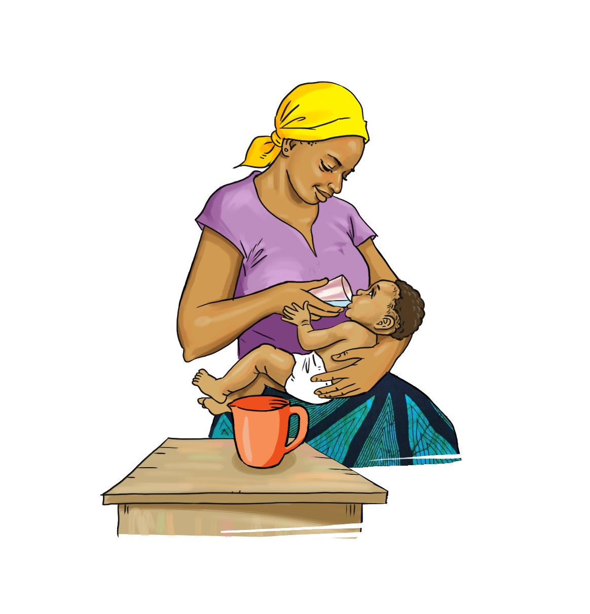 Breastfeeding - Giving water to a baby under six months will hamper milk production 0-6mo - 02 - Burkina Faso Breastfeeding - Giving water to a baby under six months will hamper milk production 0-6mo - 02 - Burkina Faso