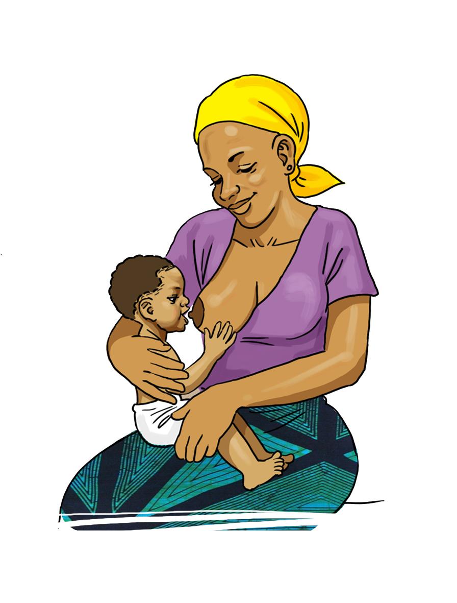 Breastfeeding - Baby rooting to breastfeed 0-6mo - 05 - Burkina Faso Breastfeeding - Baby rooting to breastfeed 0-6mo - 05 - Burkina Faso