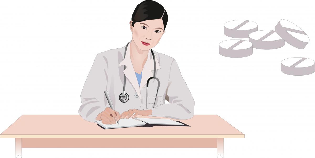 People - Doctor and pills - 01 - Kyrgyz Republic