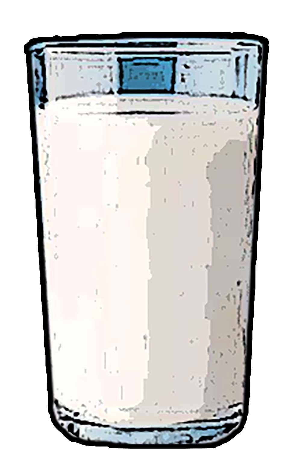 Objects - Glass of milk - 04 - Non-country specific