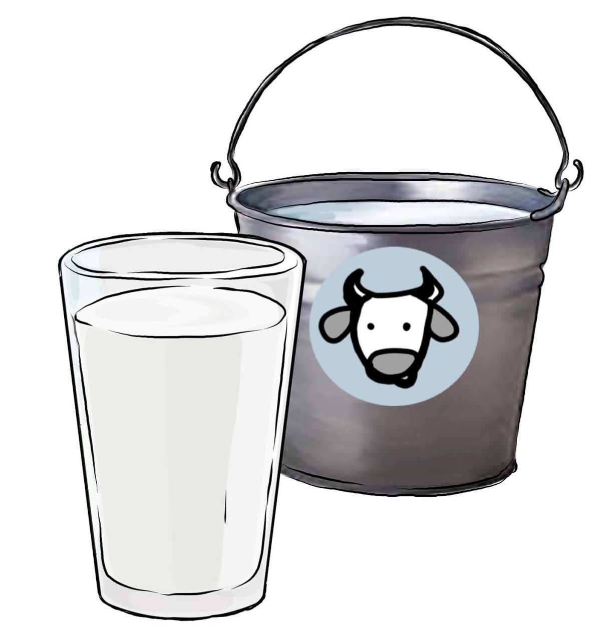 Objects - Pail of milk - 02 - Non-country specific