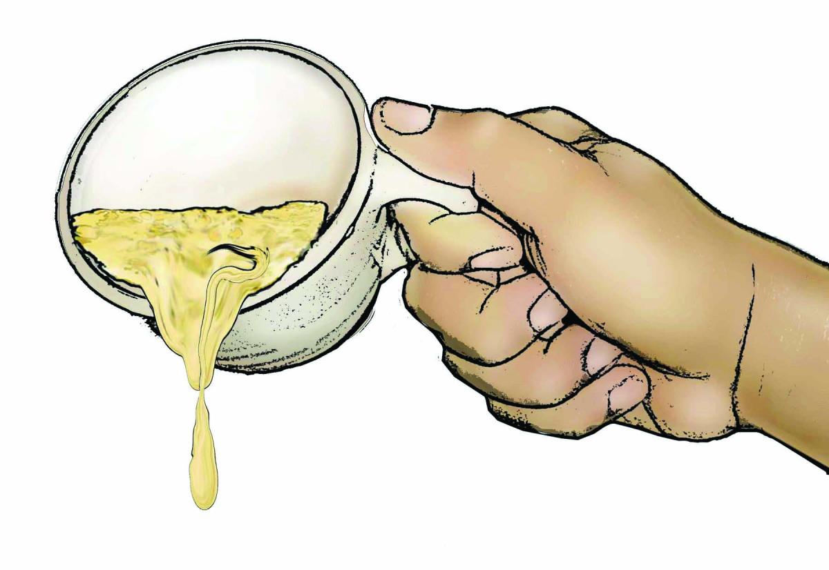 Food - Cup with runny porridge - 04 - Nigeria