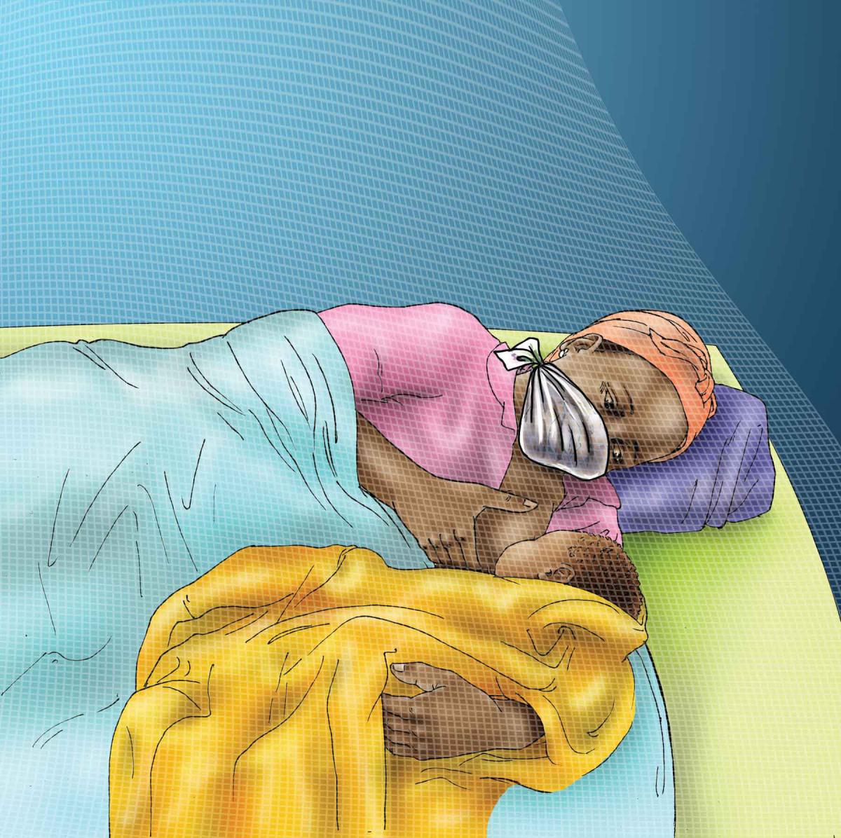 Breastfeeding - Breastfeeding at night - 01 - COVID