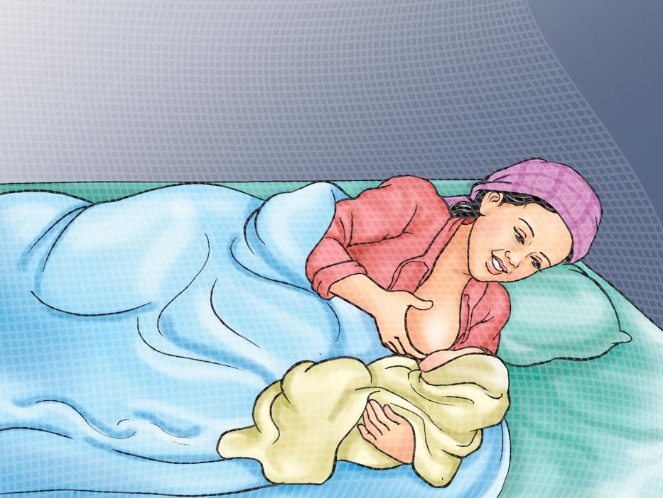 Breastfeeding - Breastfeeding positions - Side Lying at Night 0-24mo - 01 - Nepal Breastfeeding - Breastfeeding positions - Side Lying at Night 0-24mo - 01 - Nepal