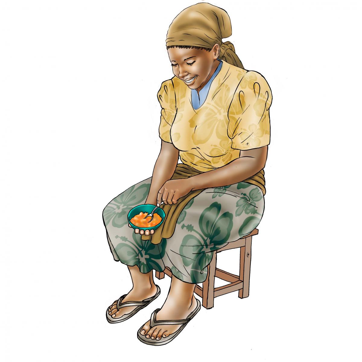Food practices - Preparing complementary food for infant - 04 - Sierra Leone
