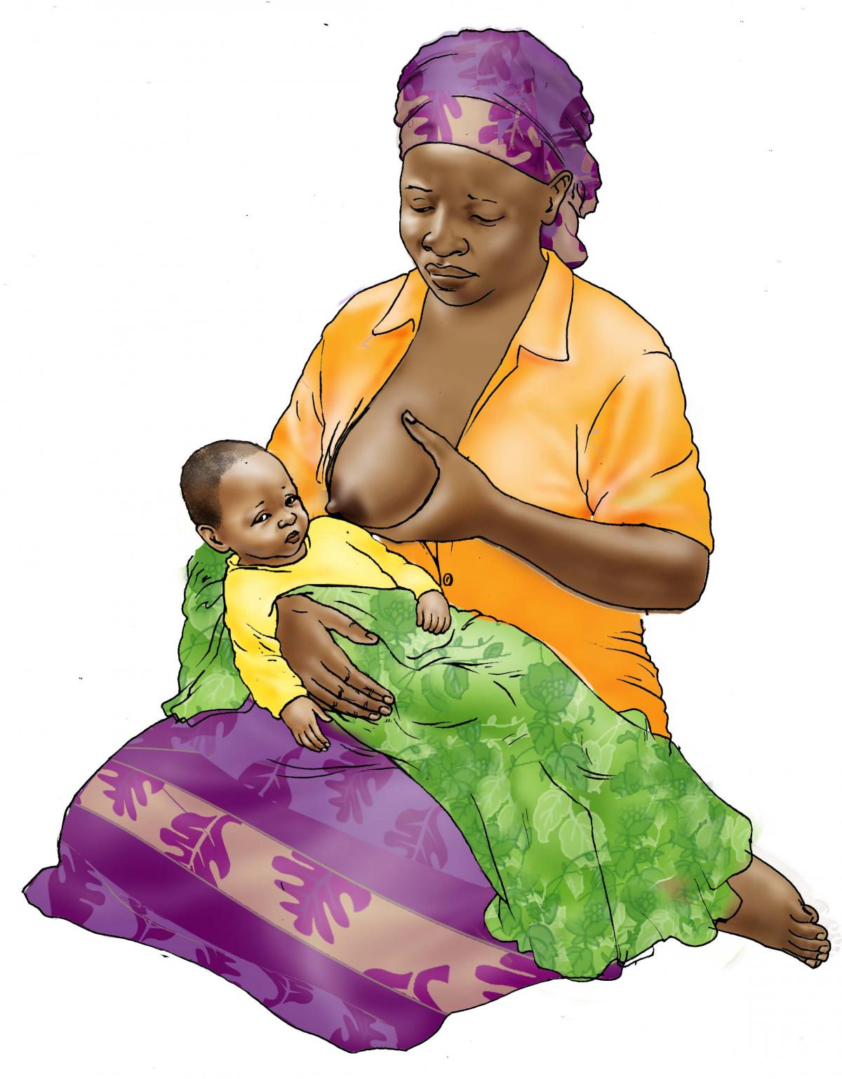 Sick Baby Nutrition - Sick baby refuses to breastfeed 0-6 mo - 01B - Non-country specific