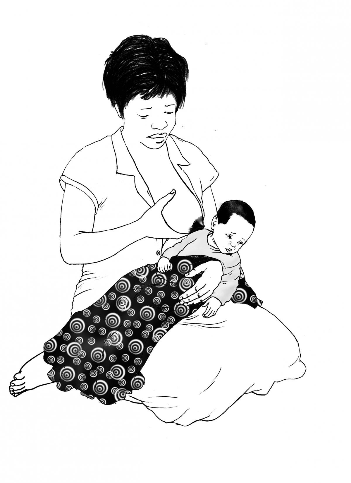 Sick Baby Nutrition - Sick baby refuses to breastfeed 0-6 mo - 01A - Non-country specific