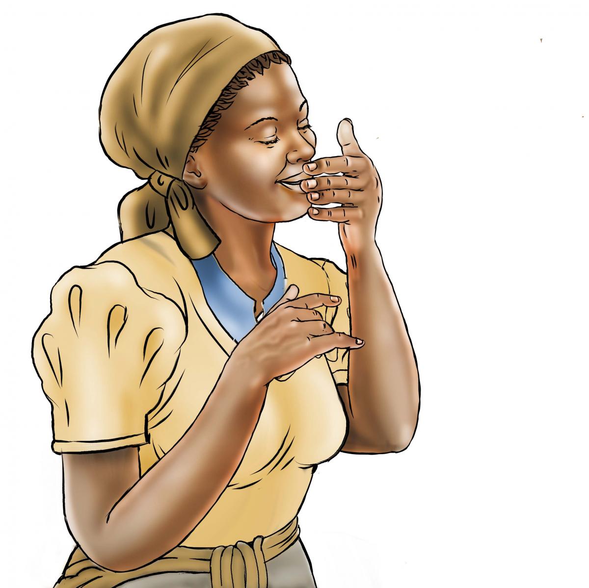 Hygiene - Smelling clean hands - 15 - Sierra Leone
