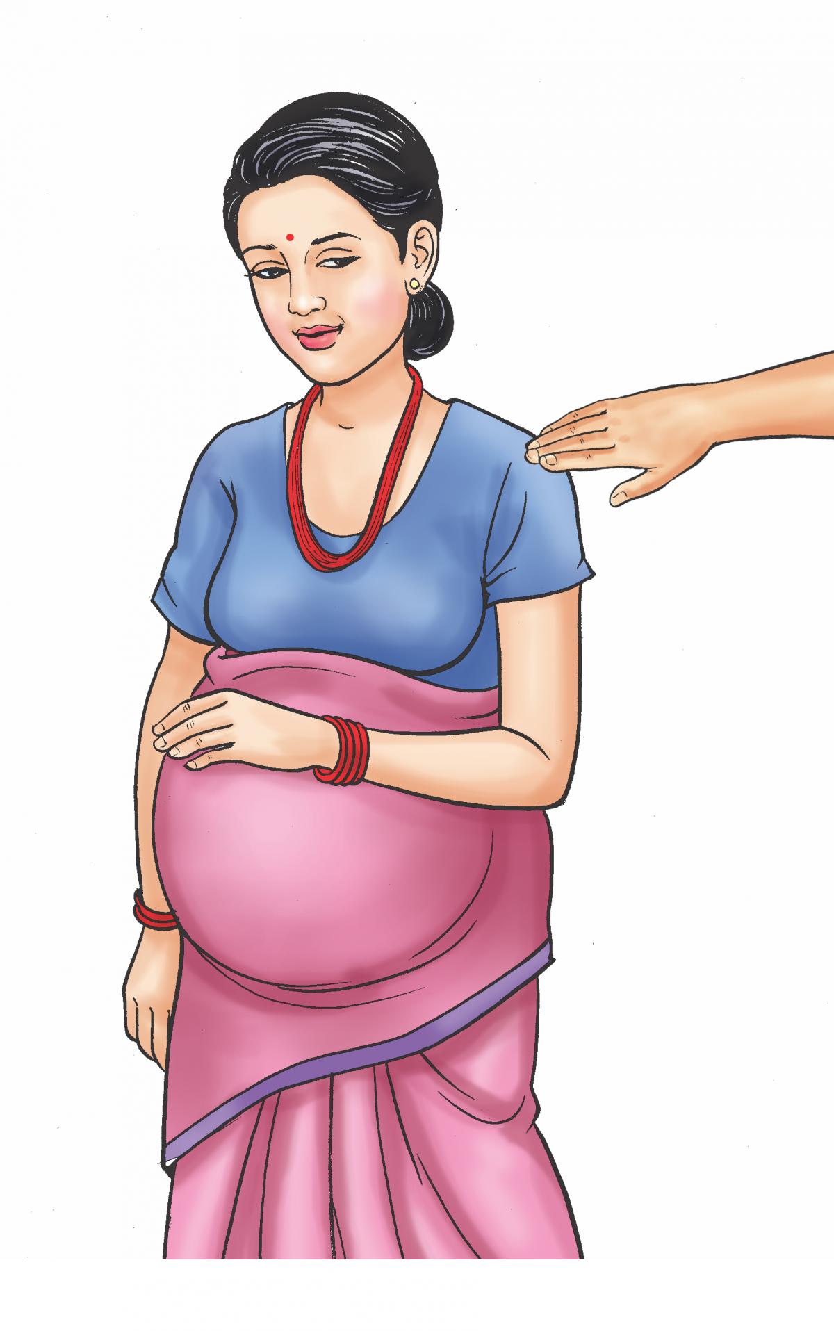 Maternal Health - Maternal MUAC - locating shoulder - 01 - Nepal Maternal Health - Maternal MUAC - locating shoulder - 01 - Nepal