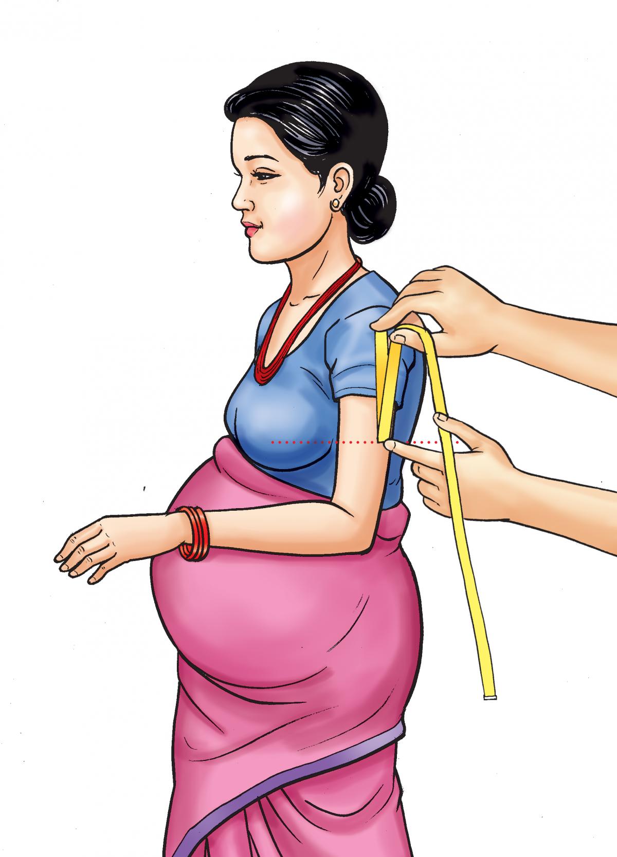Maternal Health - Maternal MUAC - identifying half-way point - 03 - Nepal Maternal Health - Maternal MUAC - identifying half-way point - 03 - Nepal