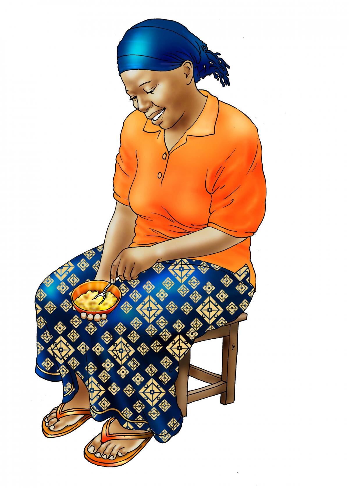 Family - Mother preparing complementary food - 01 - Non-country specific