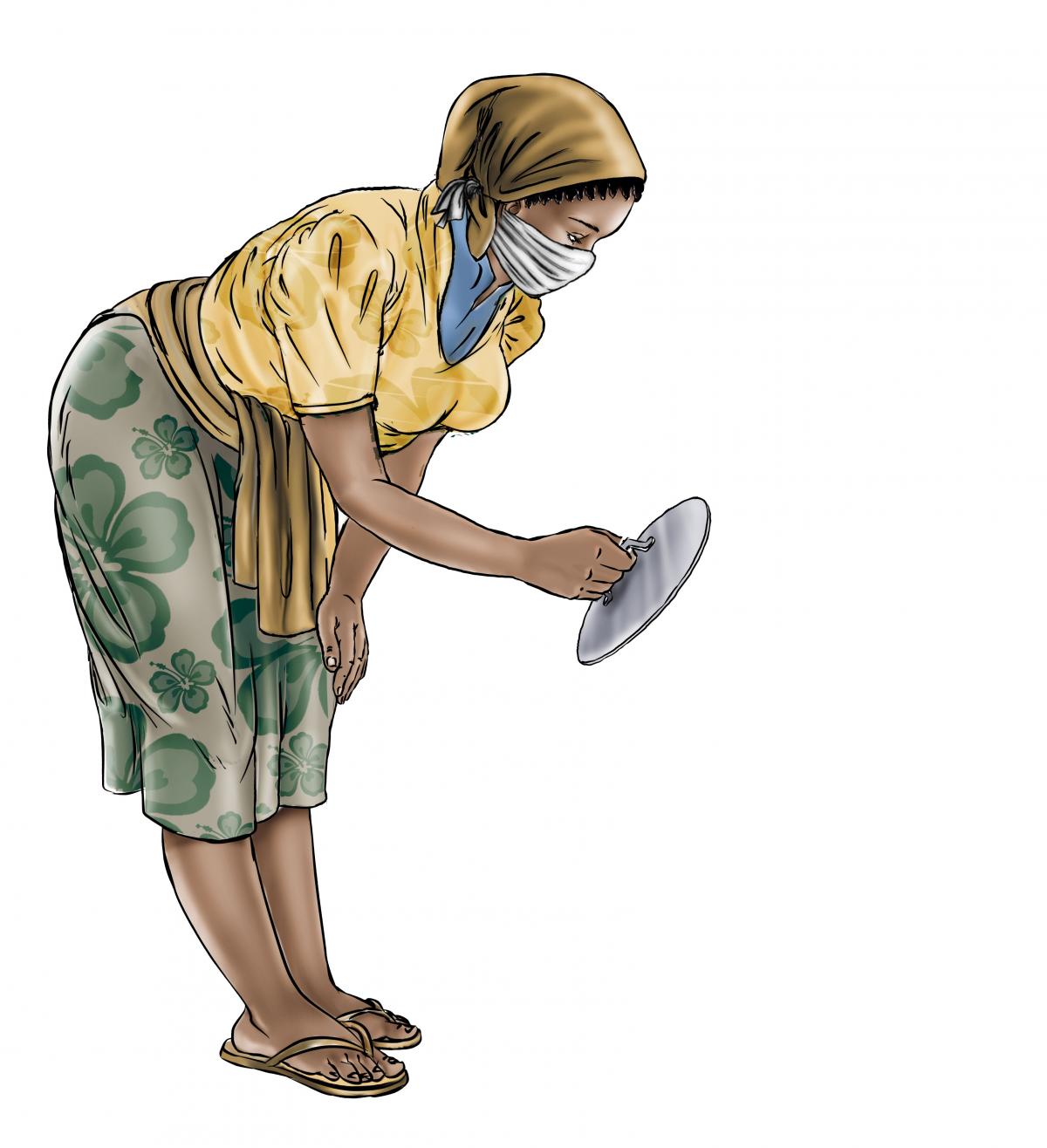 Hygiene - Mother preparing clean water - 03 - COVID