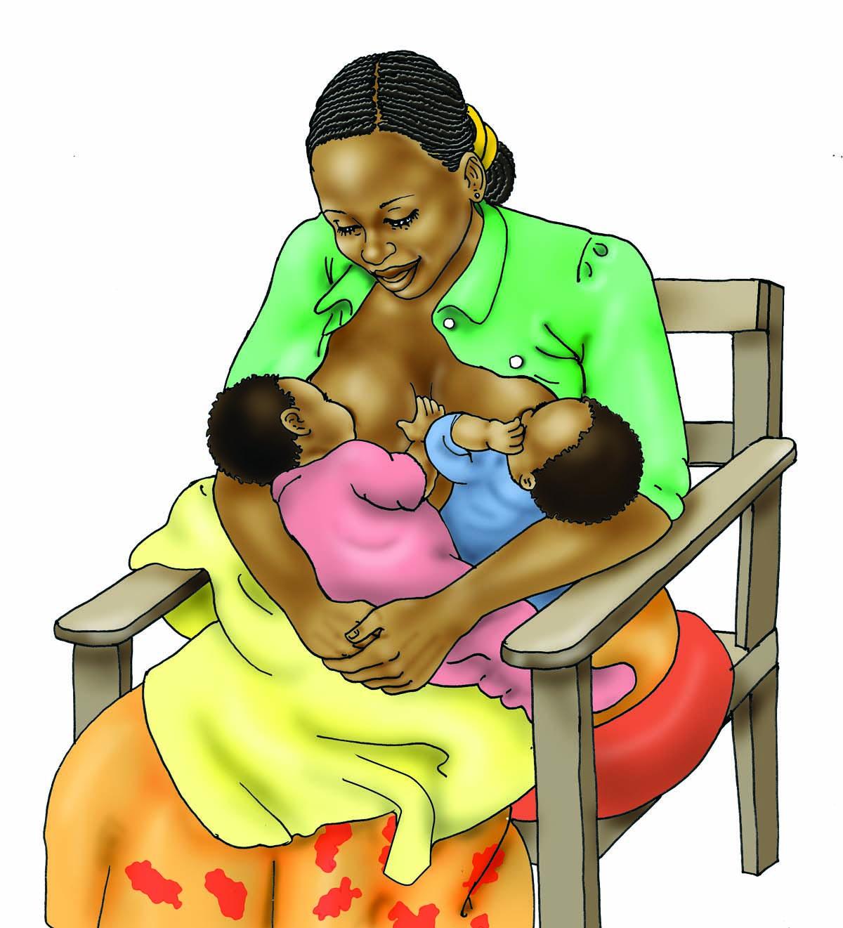Breastfeeding - Breastfeeding positions 6-9 mo - 04B - Non-country specific