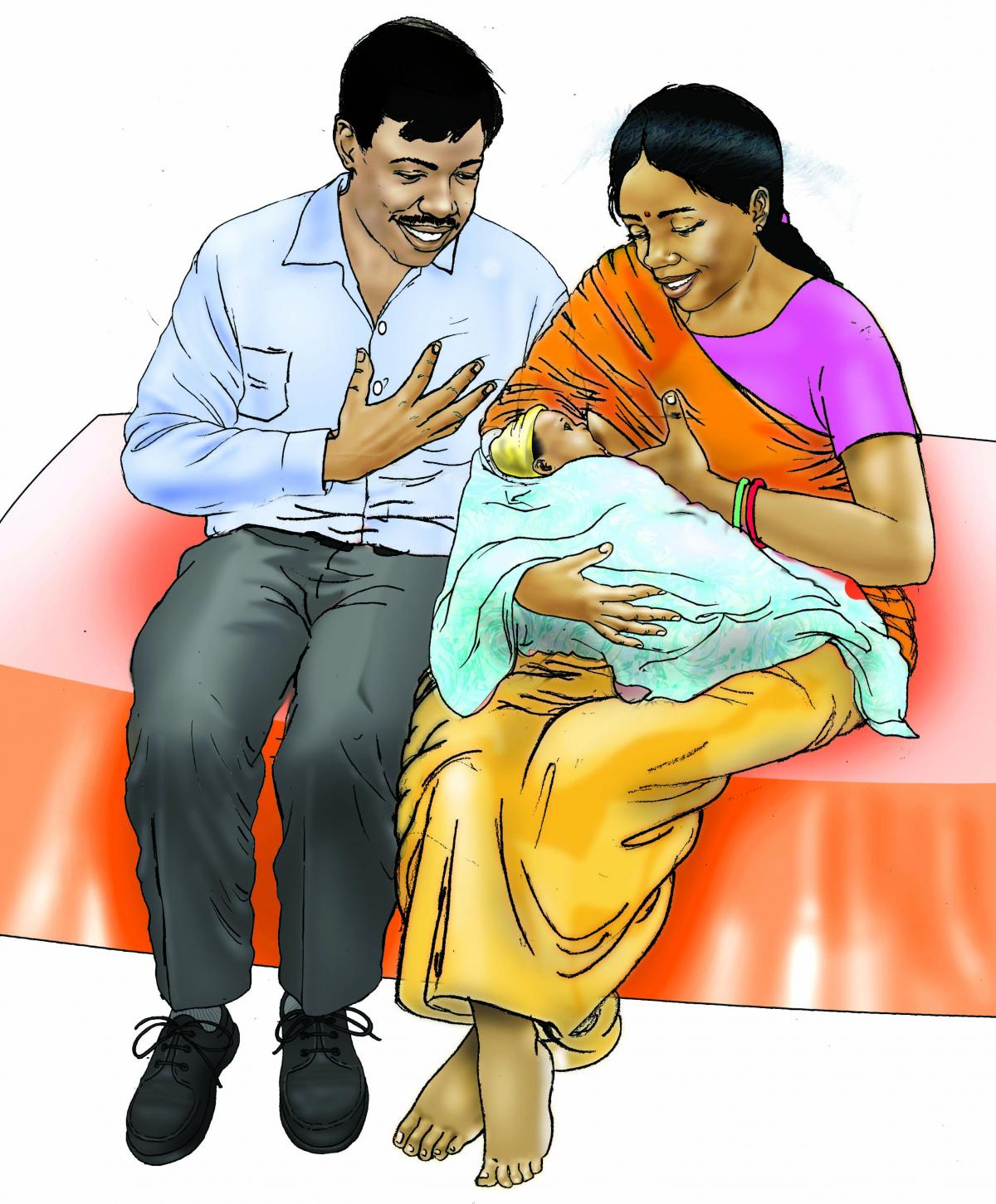 Father Support - Father support for breastfeeding 0-6 mo - 00 - India
