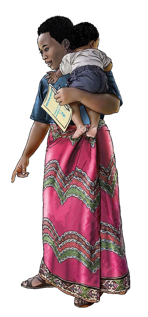 Child Health Care - Community health worker holding baby - 05 - Rwanda