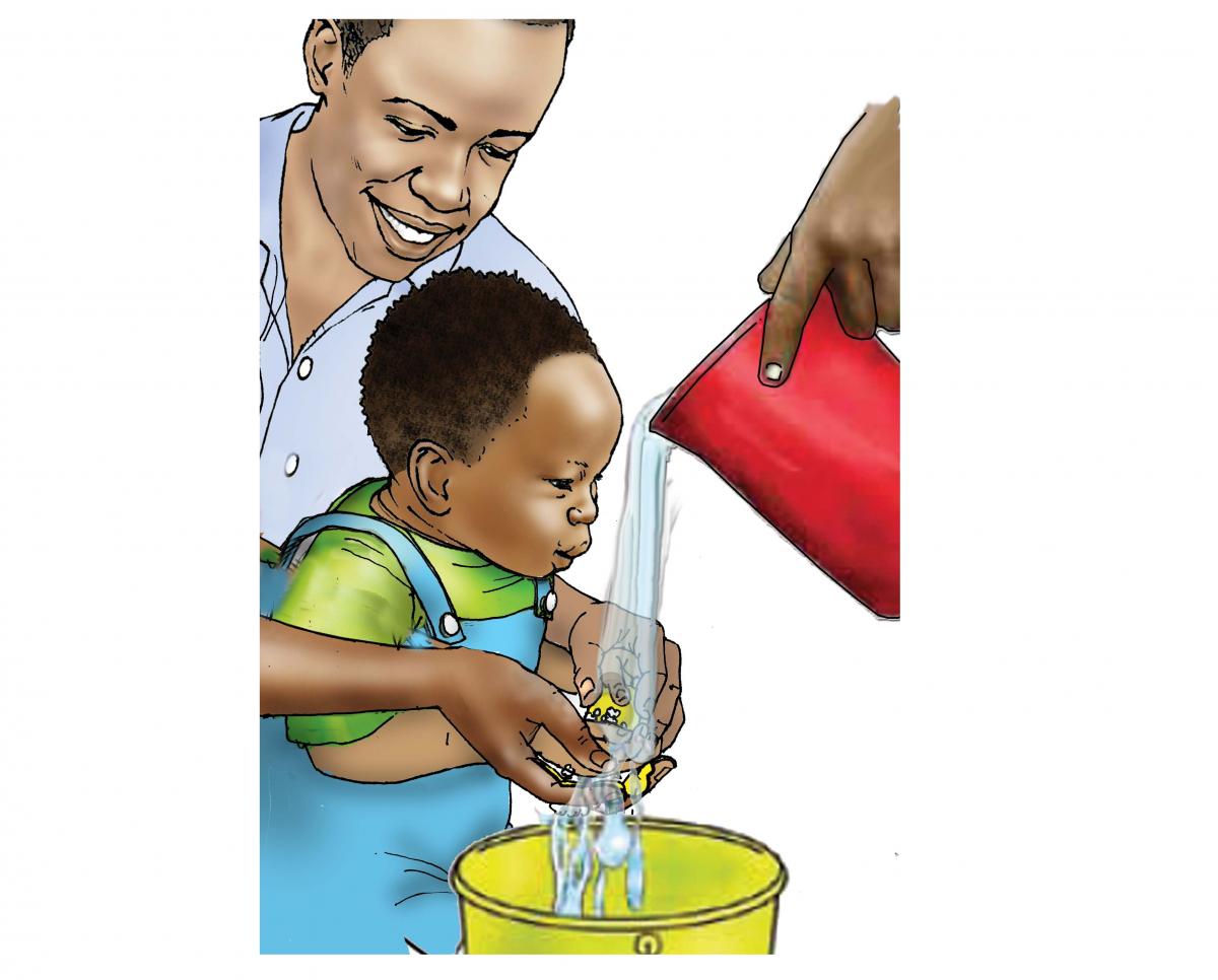 Hygiene - Washing the baby's hands 0-24 mo - 02B - Non-country specific