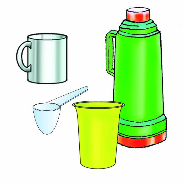 Objects - Utensils needed for making formula - 00B - Non-country specific
