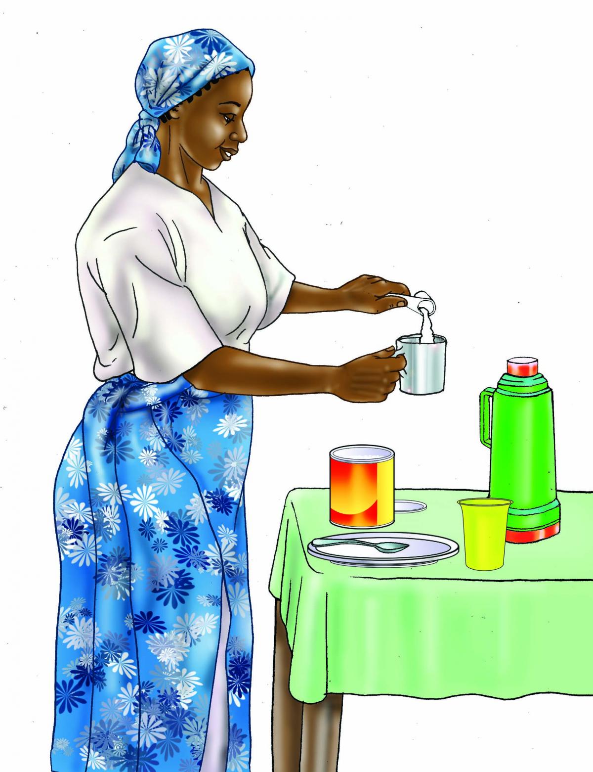 HIV - Preparing infant formula 0-24 mo - 02 - Tanzania