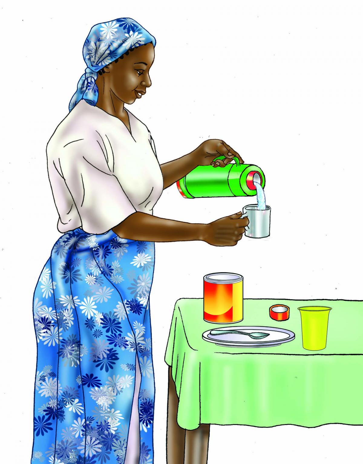 HIV - Preparing infant formula 0-24 mo - 03 - Tanzania