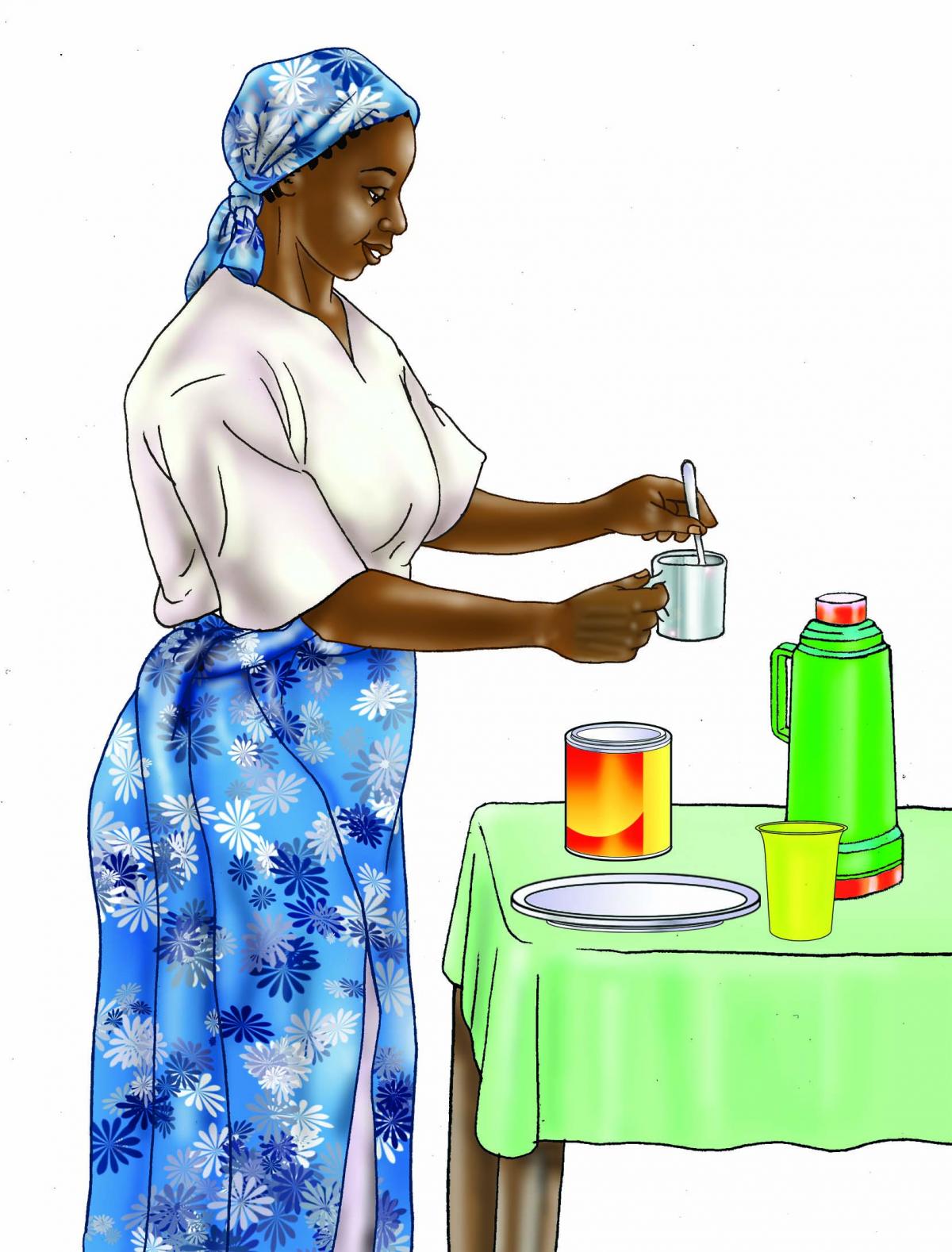 HIV - Preparing infant formula 0-24 mo - 04 - Tanzania