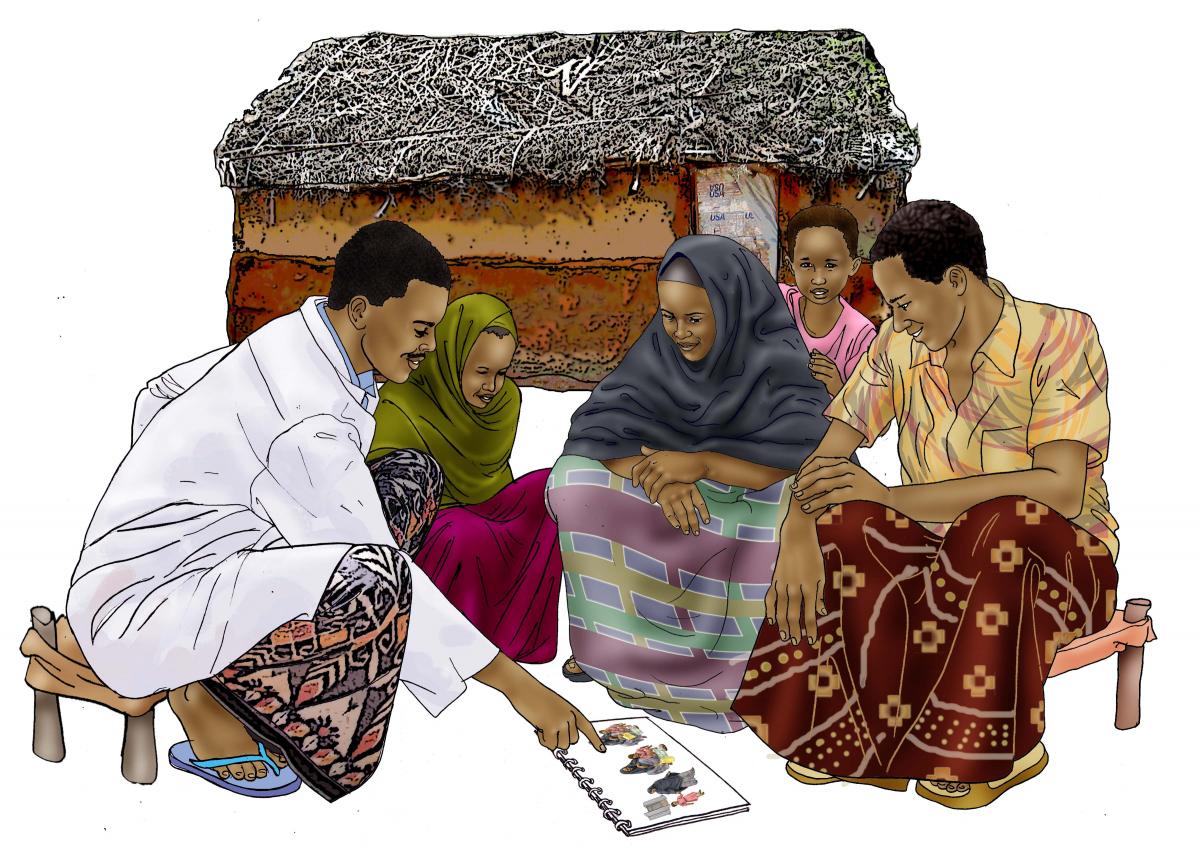 Counseling - Hand washing guidance - 02 - Kenya Dadaab
