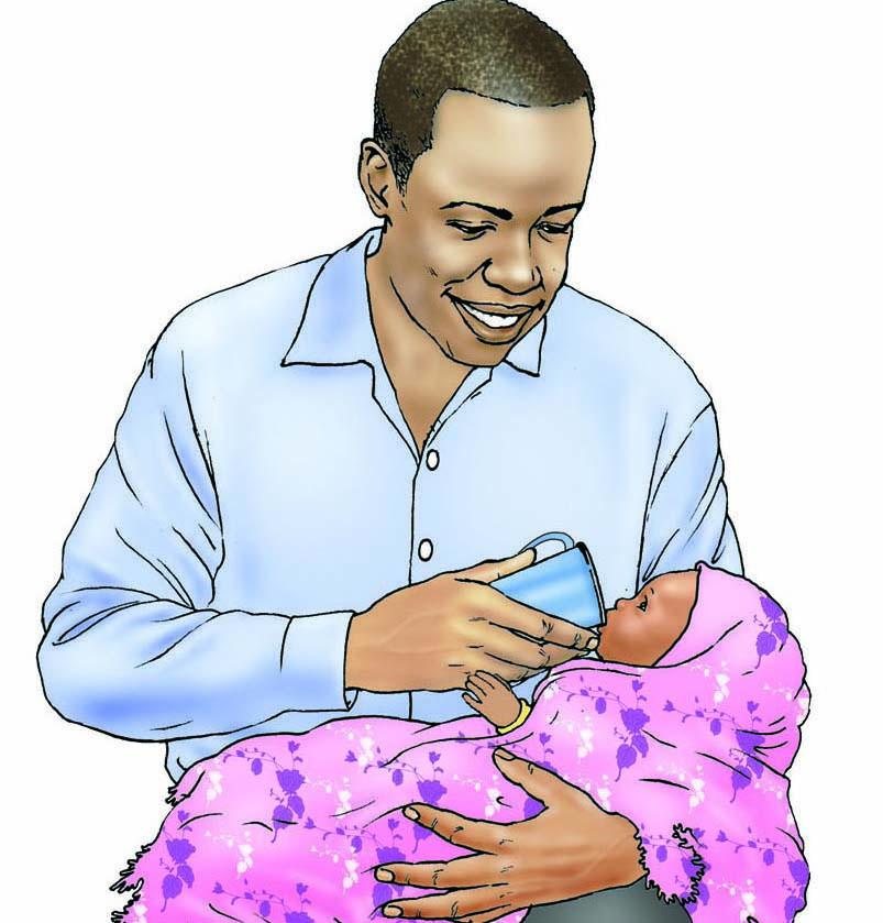 Father Support - Cup feeding 0-6 mo - 04A - Non-country specific