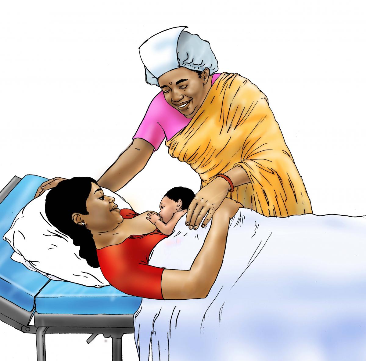 Breastfeeding - Early initiation of breastfeeding 0-6 mo - 02 - India