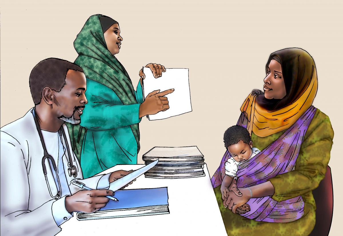 Counseling - Visiting the health clinic - 03 - Kenya Dadaab