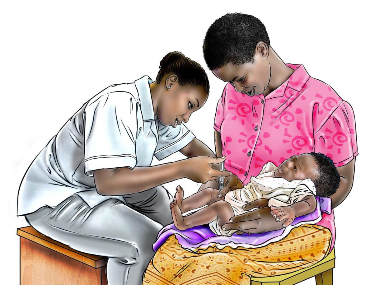 Child Health Care - Immunization 9-12mo - 01B - Rwanda