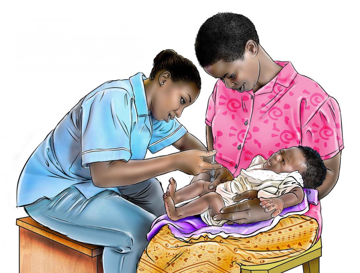 Child Health Care - Immunization 6-9mo - 01C - Rwanda