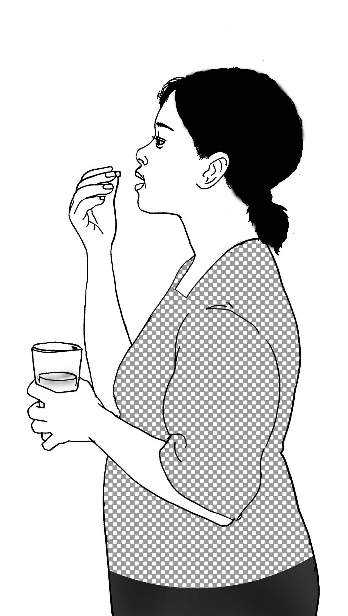Maternal Health - Mother taking medicine - ARVs - 03 - Non-country specific