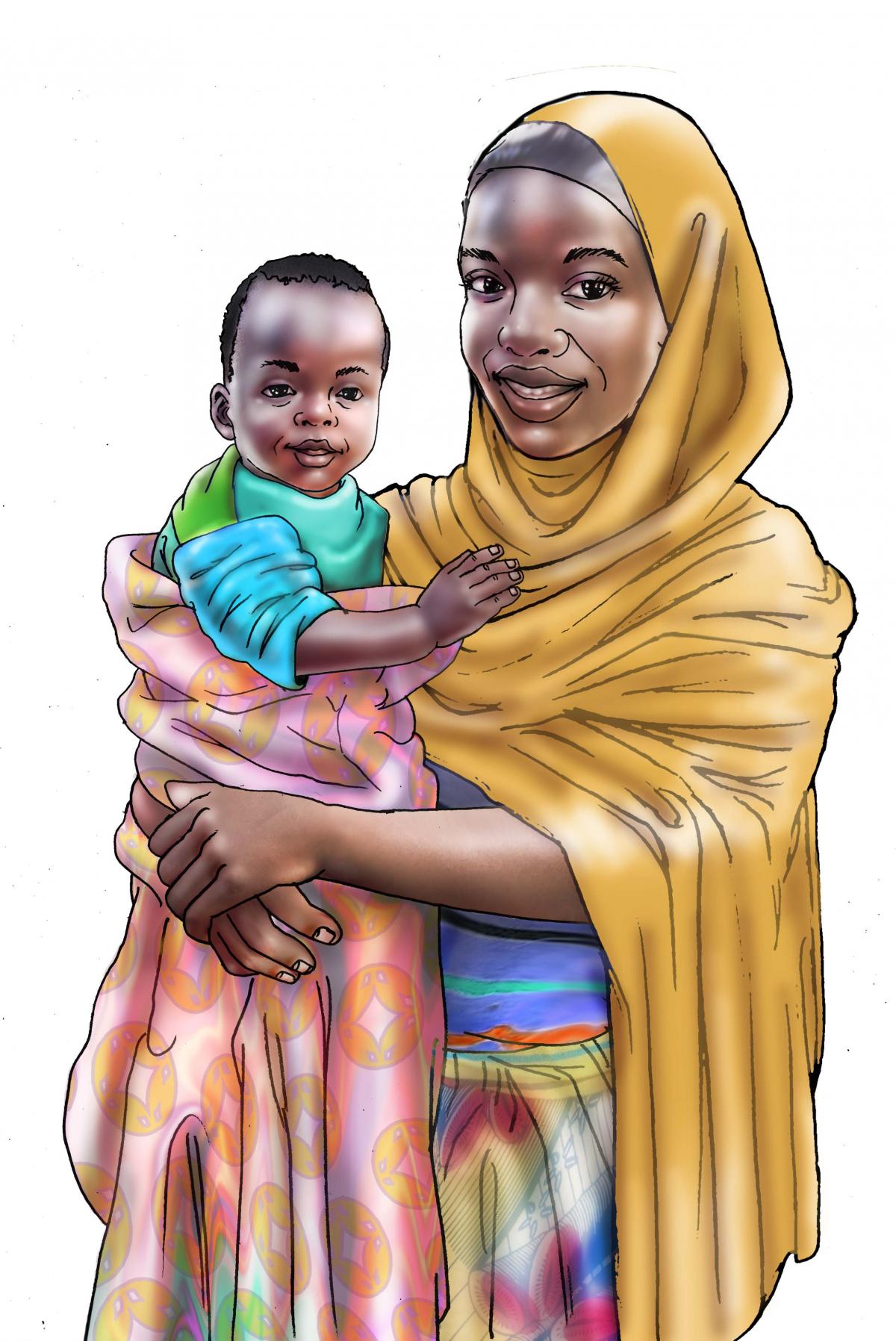 People - Mother and child - 00 - Niger