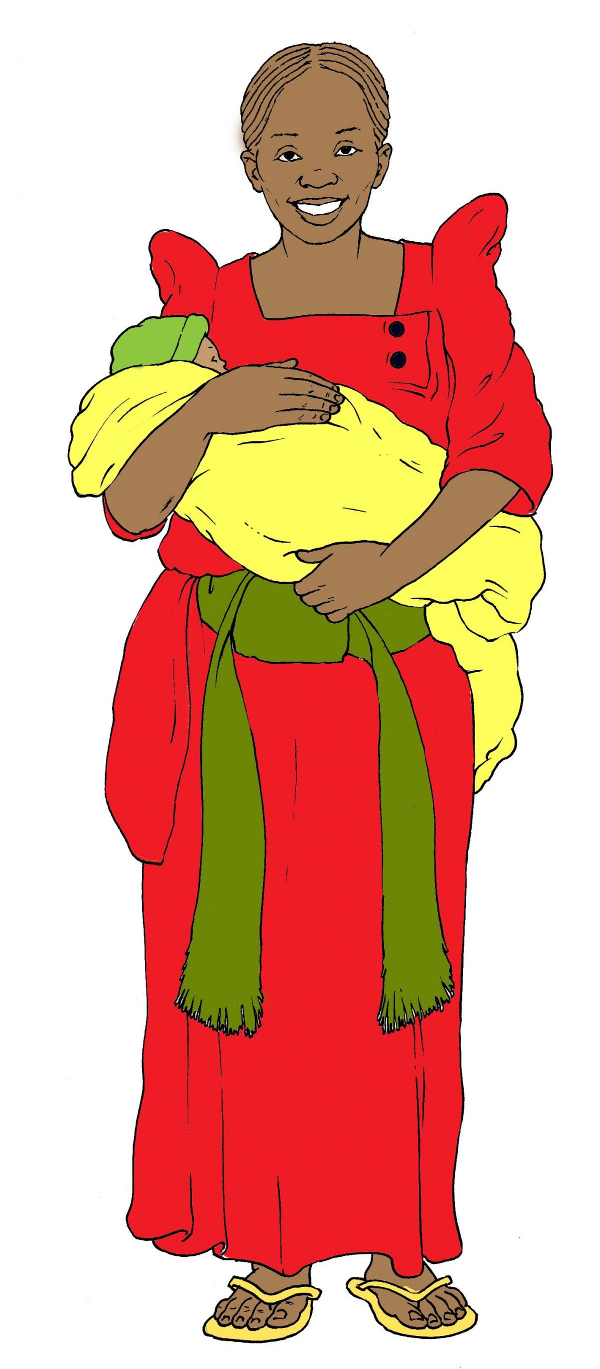 People - Mother and child 0-6 mo - 00A - Nigeria