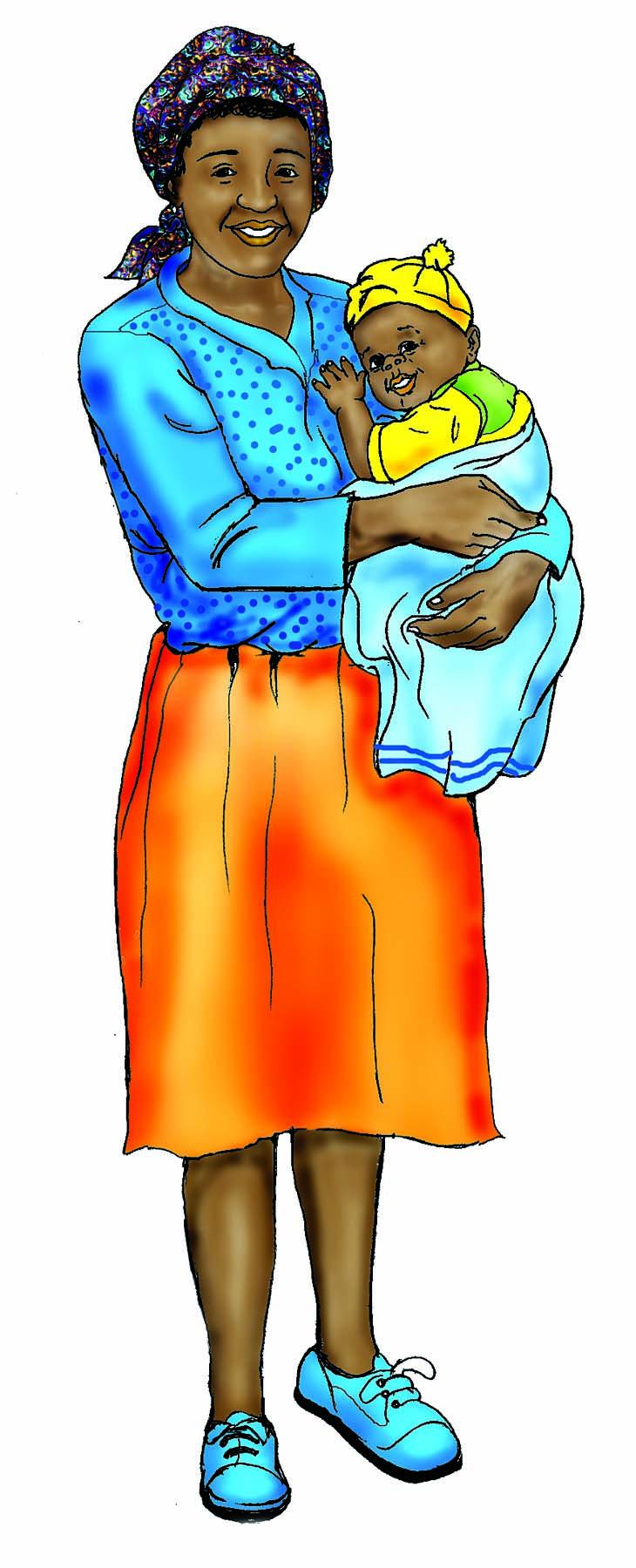 People - Mother and child - 00B - Zimbabwe
