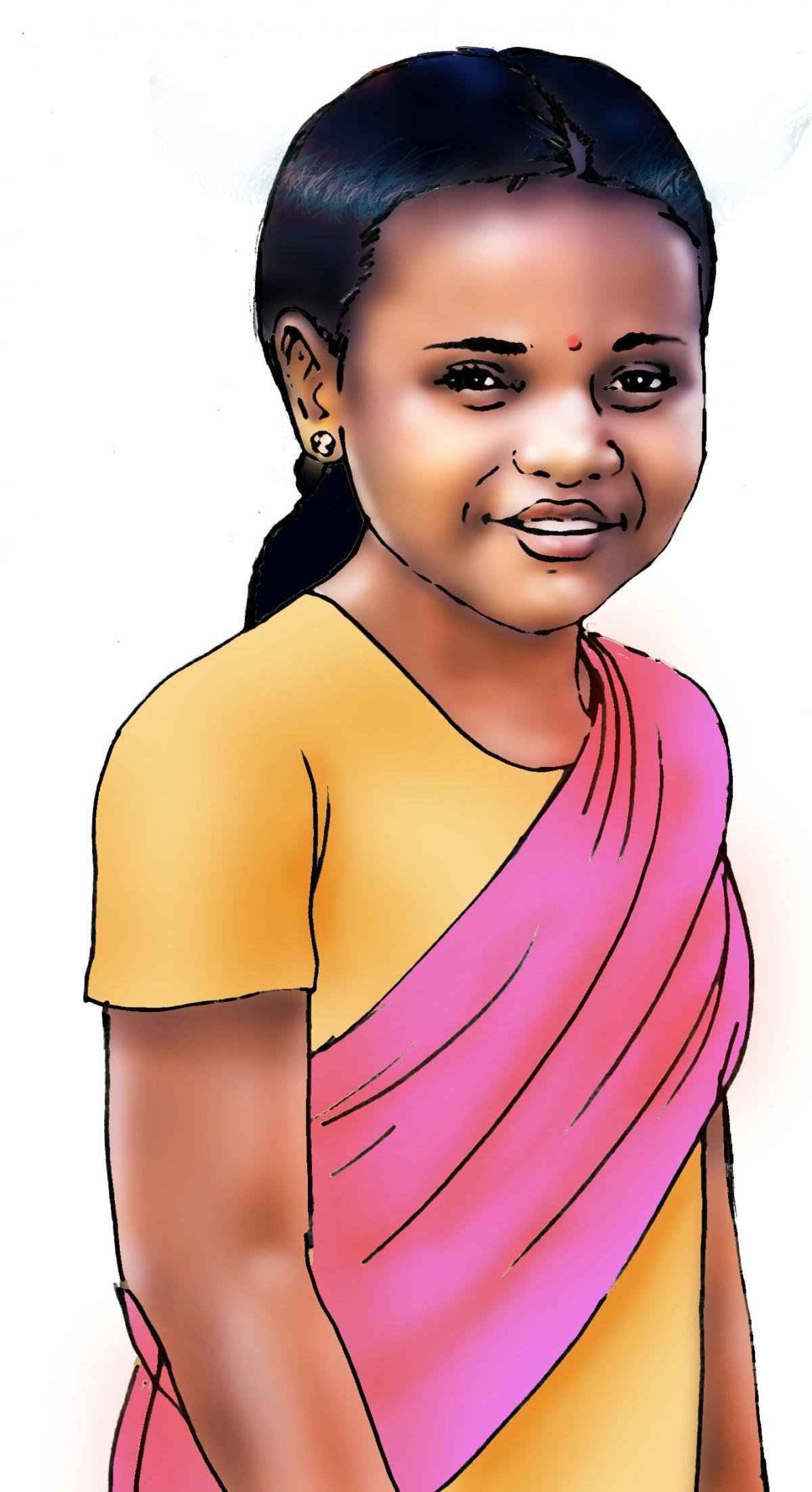 People - Young girl - 00 - India