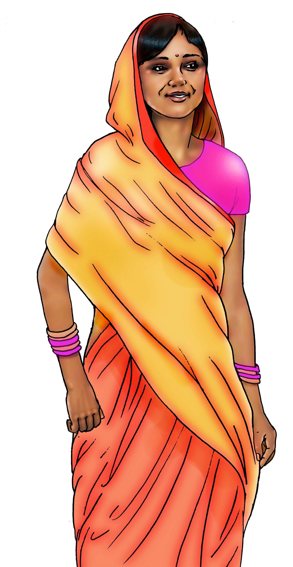 People - Young woman - 00 - India