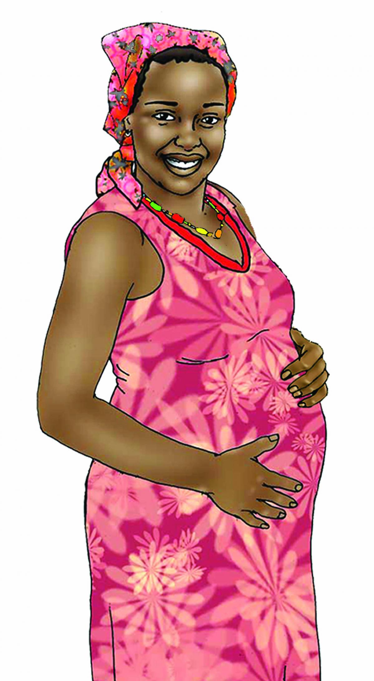 People - Pregnant woman - 00B - Nigeria