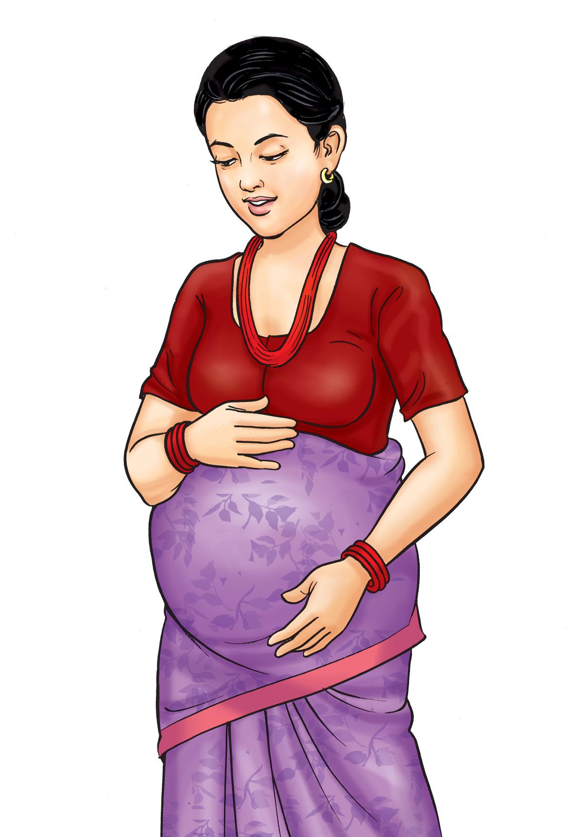 People - Pregnant woman - 01 - Nepal People - Pregnant woman - 01 - Nepal