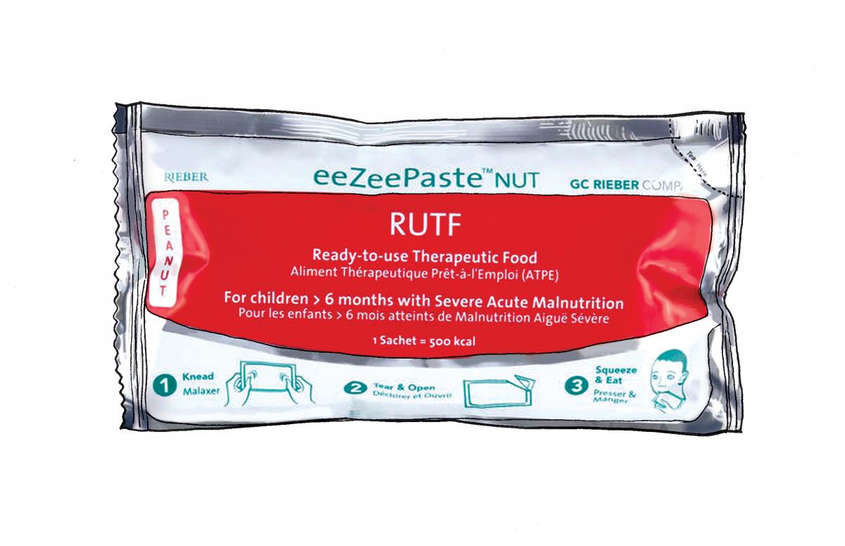 Food - Ready to use therapeutic food packet - 00B - Nepal Food - Ready to use therapeutic food packet - 00B - Nepal