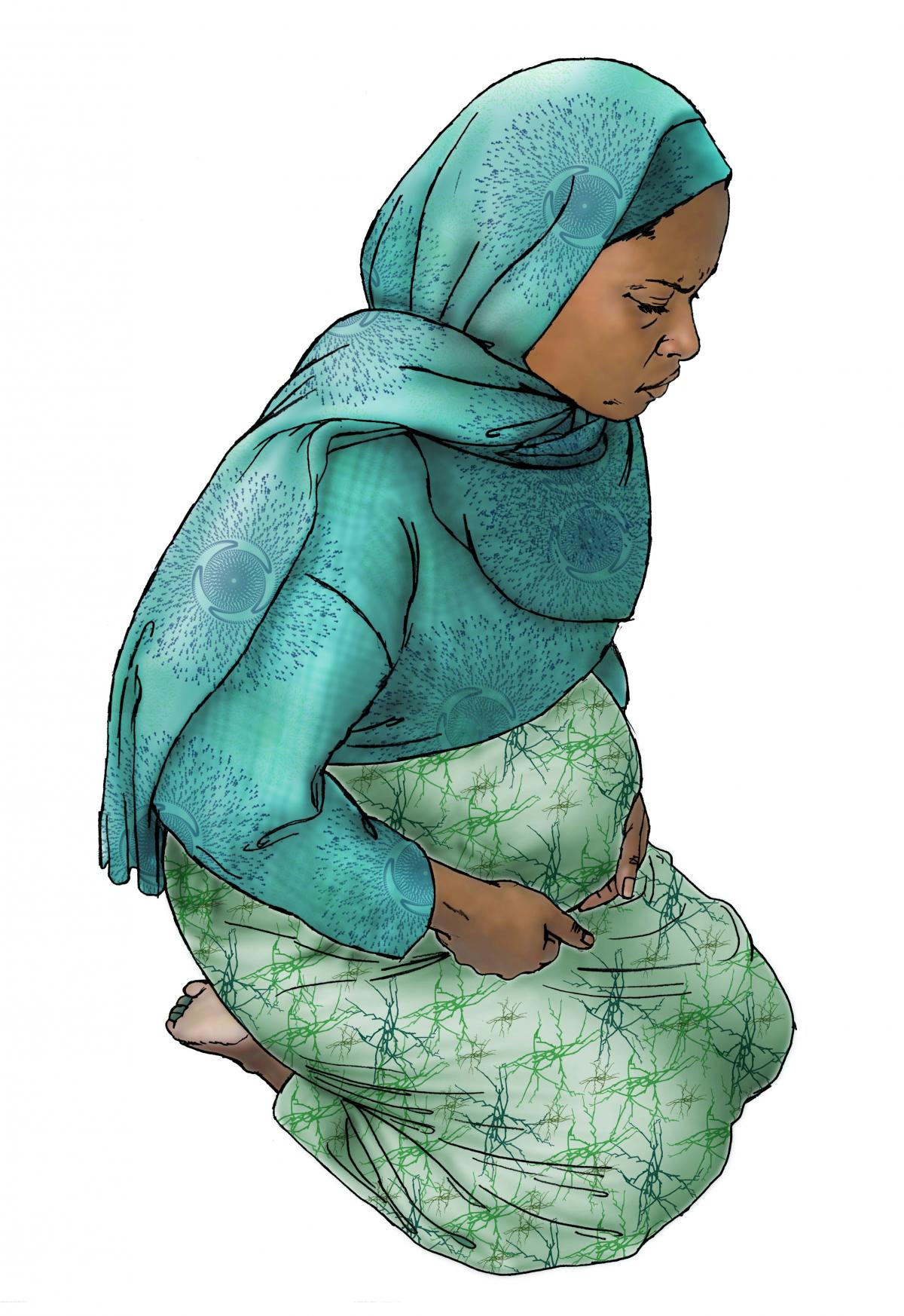 Maternal health - When to visit the health clinic - pregnancy - 03 - Kenya Dadaab