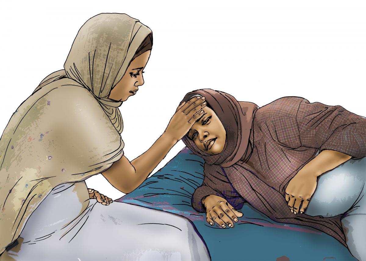 Maternal health - When to visit the health clinic - pregnancy - 07 - Kenya Dadaab