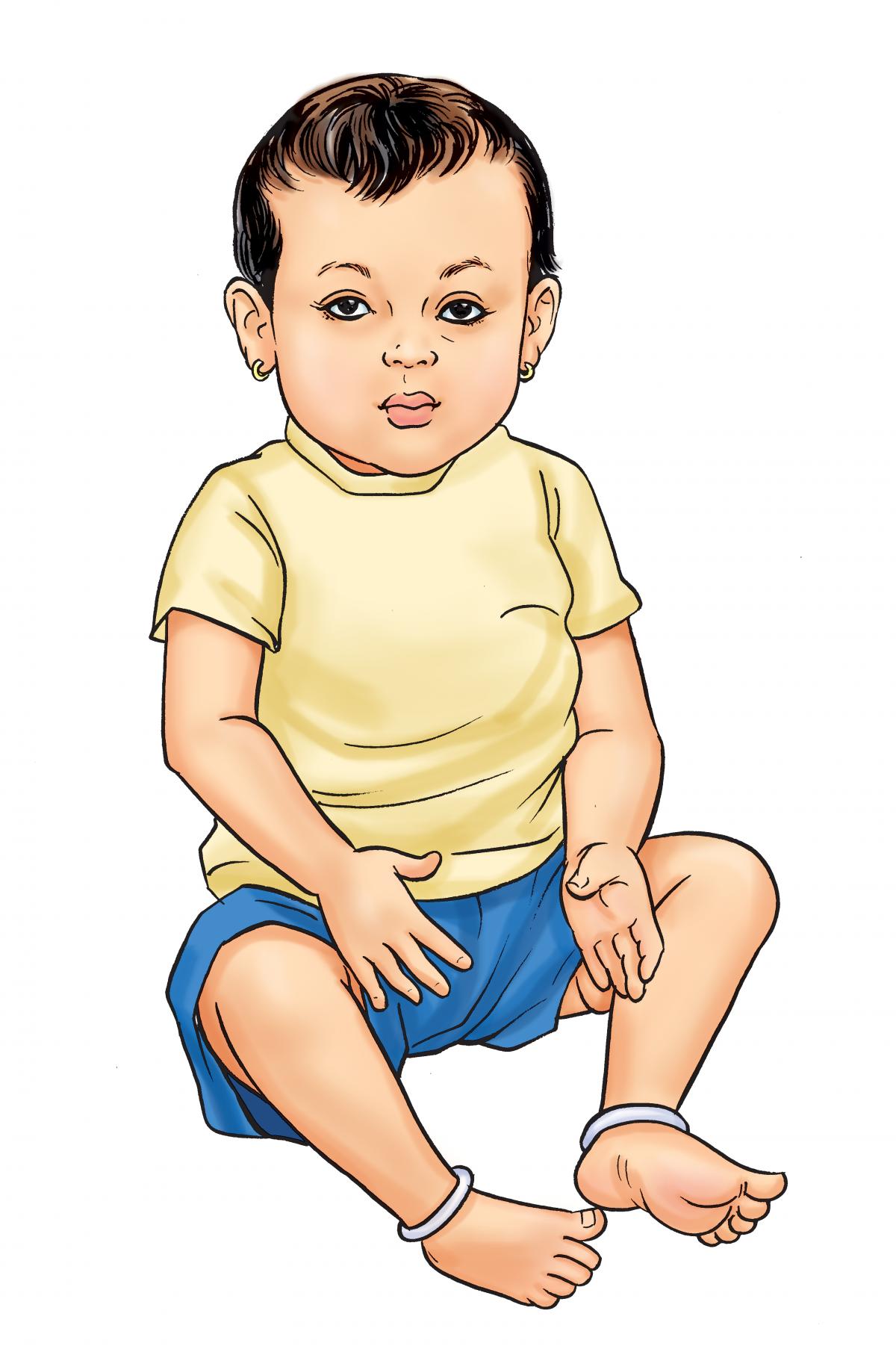 People - Healthy baby boy 9-12 mo - 01A - Nepal People - Healthy baby boy 9-12 mo - 01A - Nepal