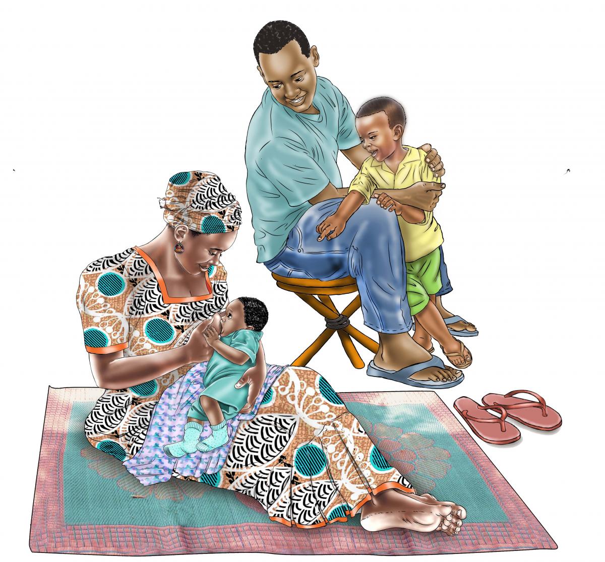 Family - Family Support for Breastfeeding 0-6 mo - 03 - Senegal